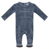 LITTLE FRAGILE RIB VELOUR FOOTIE